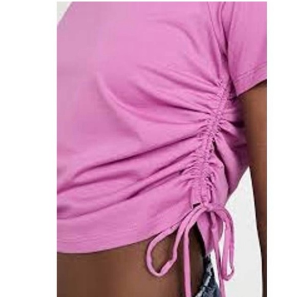 Veronica Beard | Crewneck | Short Sleeve | Tazi Tee |Crop Top - Picture 4 of 13